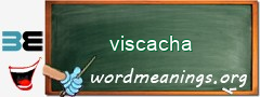 WordMeaning blackboard for viscacha